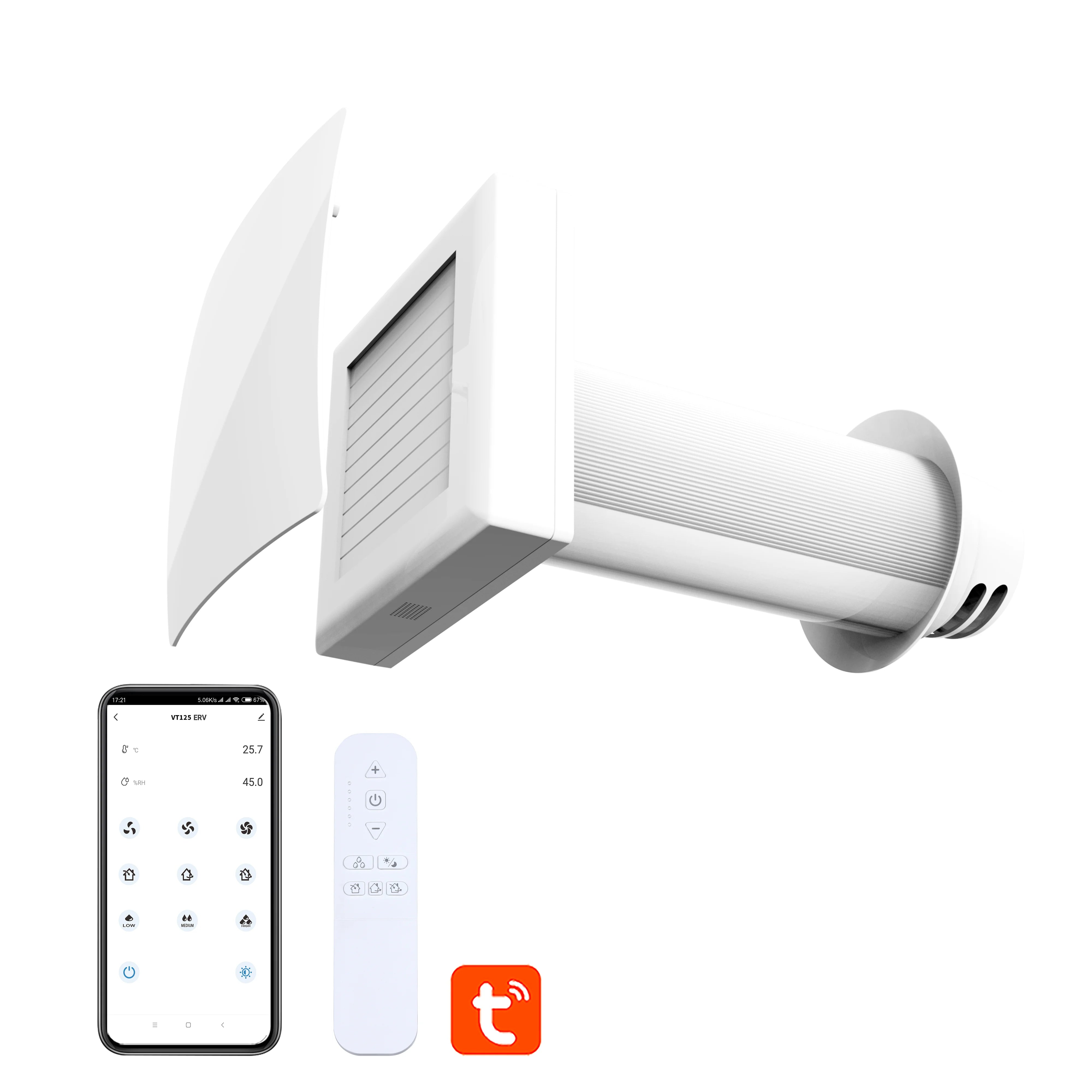 VMC TEK Energies Mural 1 Divisão VT501-WF WiFi